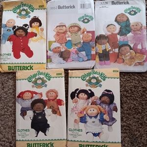 Cabbage Patch Kids-Inspired Brown Baby Doll in Red Outfit